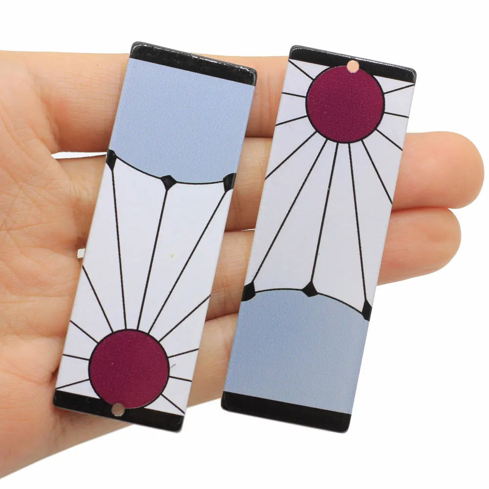 Top Hole Cute Flatback Acrylic Beads Phone Case Pendants Keychains Accessories Kids DIY Beads