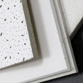 Modern White Acoustic Mineral Fiber Ceiling Tiles Square Tegular Edge Fireproof with Perforated Design for Hospitals Hotels