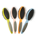 Factory Wholesale Custom Logo Double Sided Dog Massage Hair Brush Cat Pet Pin Grooming Brush