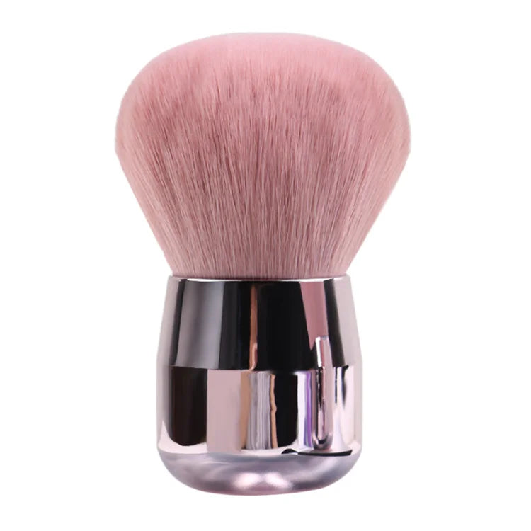 Large Pink Premium Kabuki Foundation Makeup Brush Portable Retractable Makeup Brush for Professionals