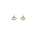 925 sterling silver small white cloud earrings women 2022 new fashion luxury Joker niche design earrings