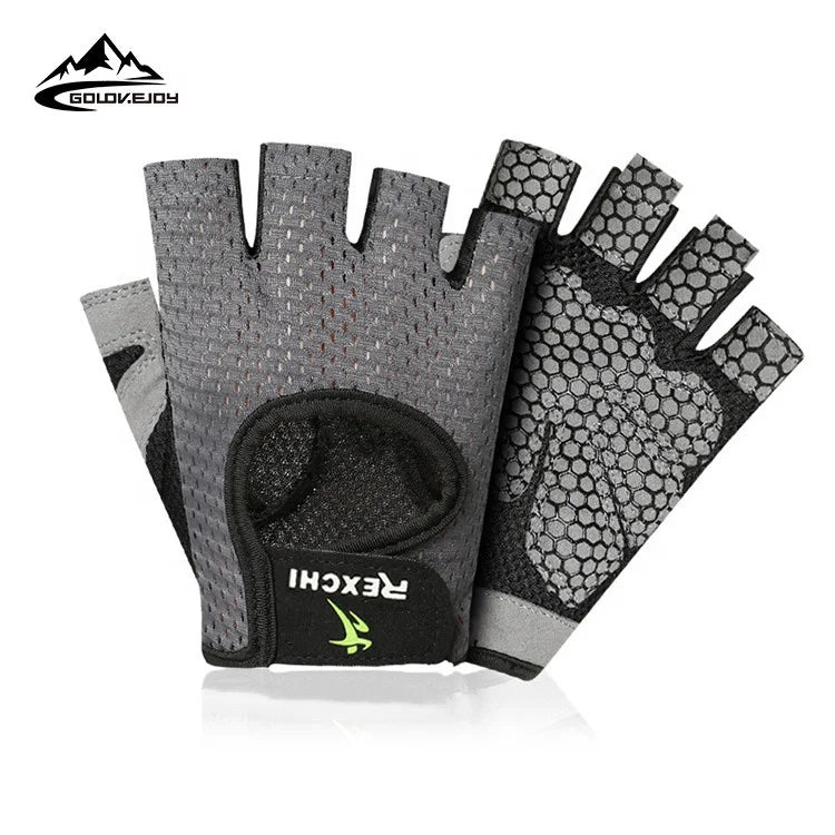 Indonesia XG07 Lightweight Breathable Summer Non-slip Durable Unisex Half Finger Riding Gloves for Gym Dumbbells Cycling Sports