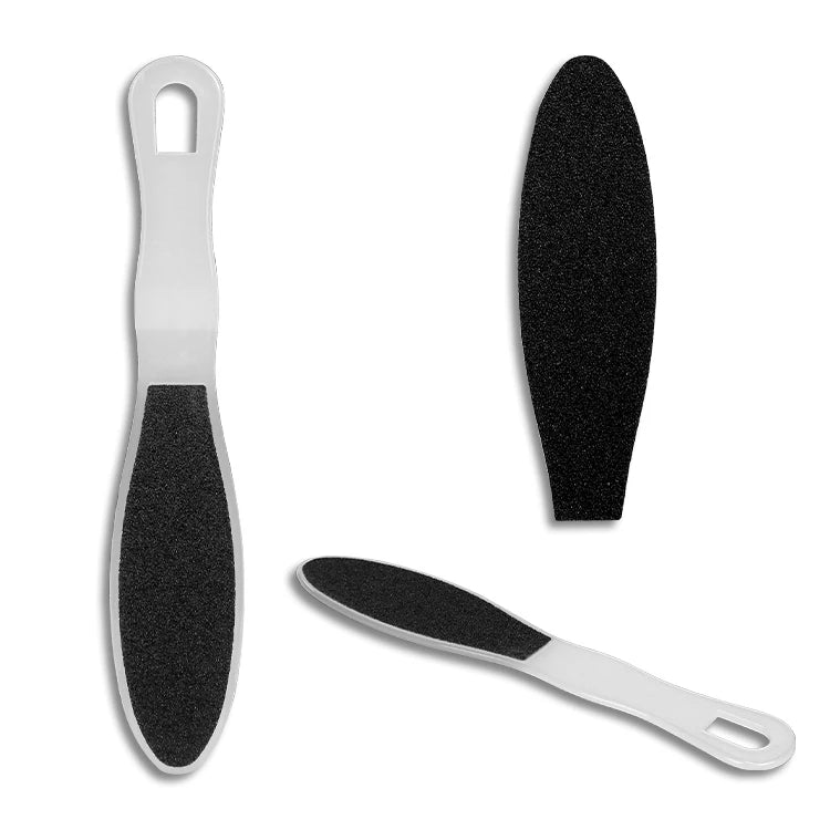 Double Sided Exfoliating Dead Skin Foot File Durable Pedicure Scraper Plastic Foot Files