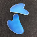 Wholesale Best Price Natural Opalite Heart Shape Facial Gua Sha Board for Massaging
