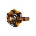 Pure Color Cellulose Acetate Camellia Duckbill Hair Clip Graceful Camellia Women Rhinestone Alligator Hair Clip