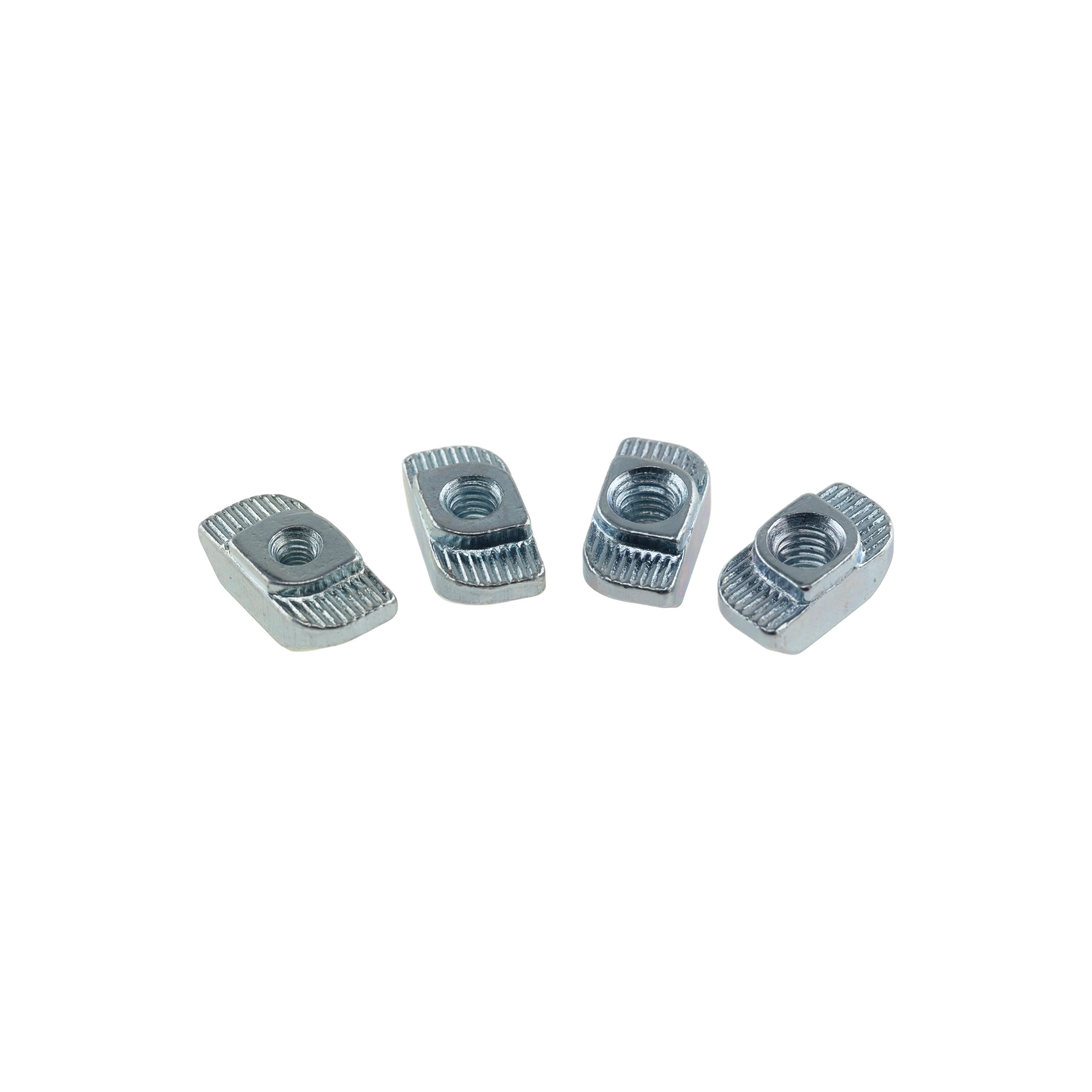 30 Series Slot 8 Hammer Nut Zinc Plated Carbon Steel M3 M4 M5 M6 for Aluminum Extrusion Profiles