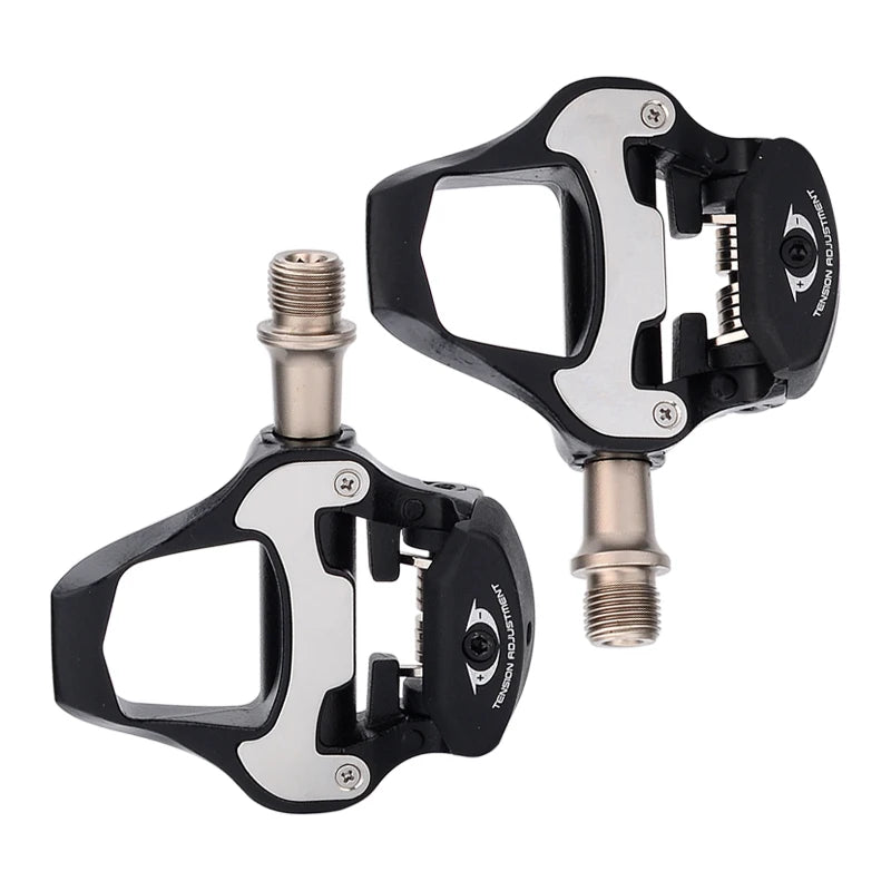 ZOYOSPORTS Self-locking Aluminum Alloy Road Bike Pedals CR-MO Spindle Ultralight Model RD3 104.5x90mm for Road Bikes