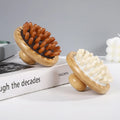 Wholesale Custom LOGO Round Massage Body Brush Natural Massage Comb Mushroom Style Massage Tool