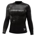 Custom Made Long Sleeve Rash Guard for Men for Gym BJJ & MMA Training Featuring Custom Logo