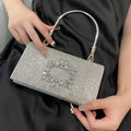 Evening Clutch Bag Cocktail Sparkly Rhinestone Handbag Ladies Crystal Wedding Party Purse Chain Shoulder Formal Purses for Women