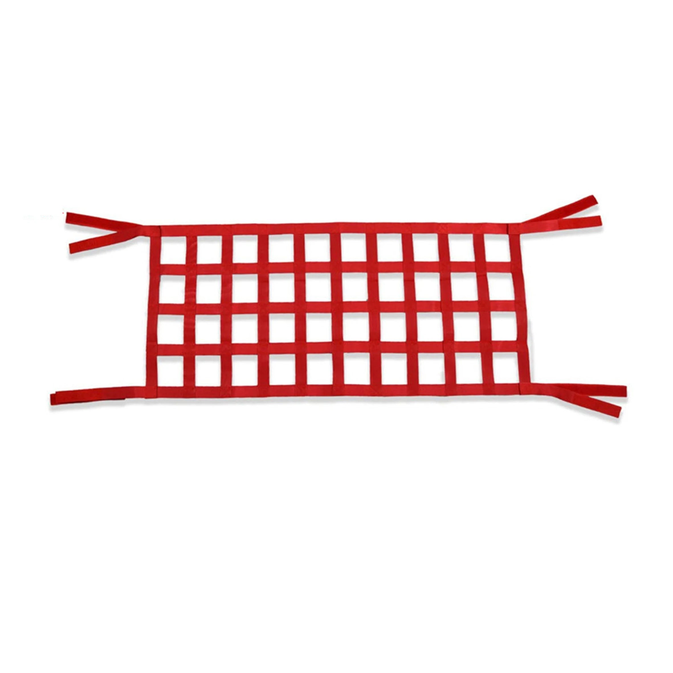 Portable Cargo Net Durable Ribbon Mesh Flexible Auto Roof Net Hammock