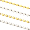 Heart-Shaped Stainless Steel Chain for DIY Necklace Bracelets New Design Valentine's Day Gift for Jewelry Findings Components