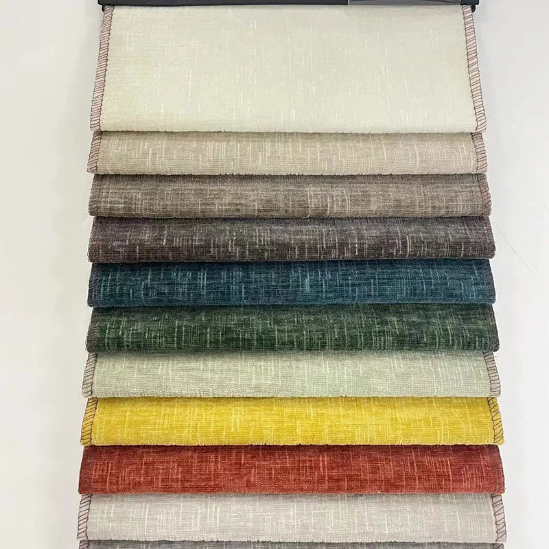 Free Sample Hot Sale Home Deco Textile Smooth 100% Polyester Chenille Fabric Upholstery Furniture Sofa Fabric