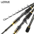 CHILENT Fishing Rod 1.8m 2.1m Carbon Spinning Rod Travel Fishing Super Light 140g 8GR 7 Section Baitcasting Rod