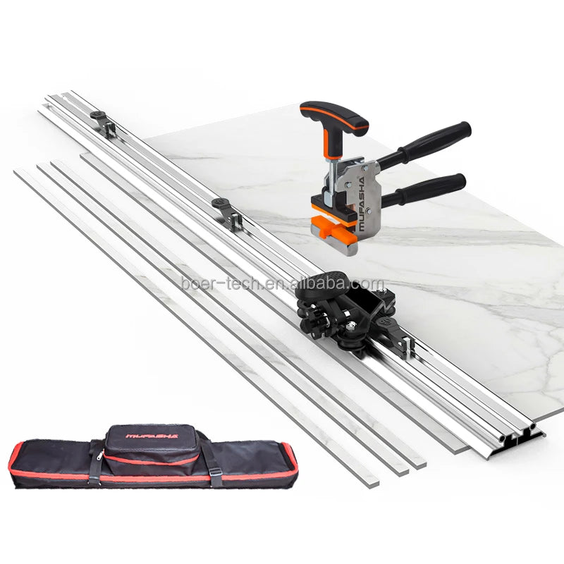 Portable Manual Tile Cutter 2800mm High Precision Three Cutting Blade Slim System Slab Tile Cutter for Large Format MegaBDM