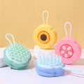 Flower Pet Bath Brushes for Dogs Cats Massage Shower Hair Cleaning Grooming Pet Product Dog Cat Bath Brush