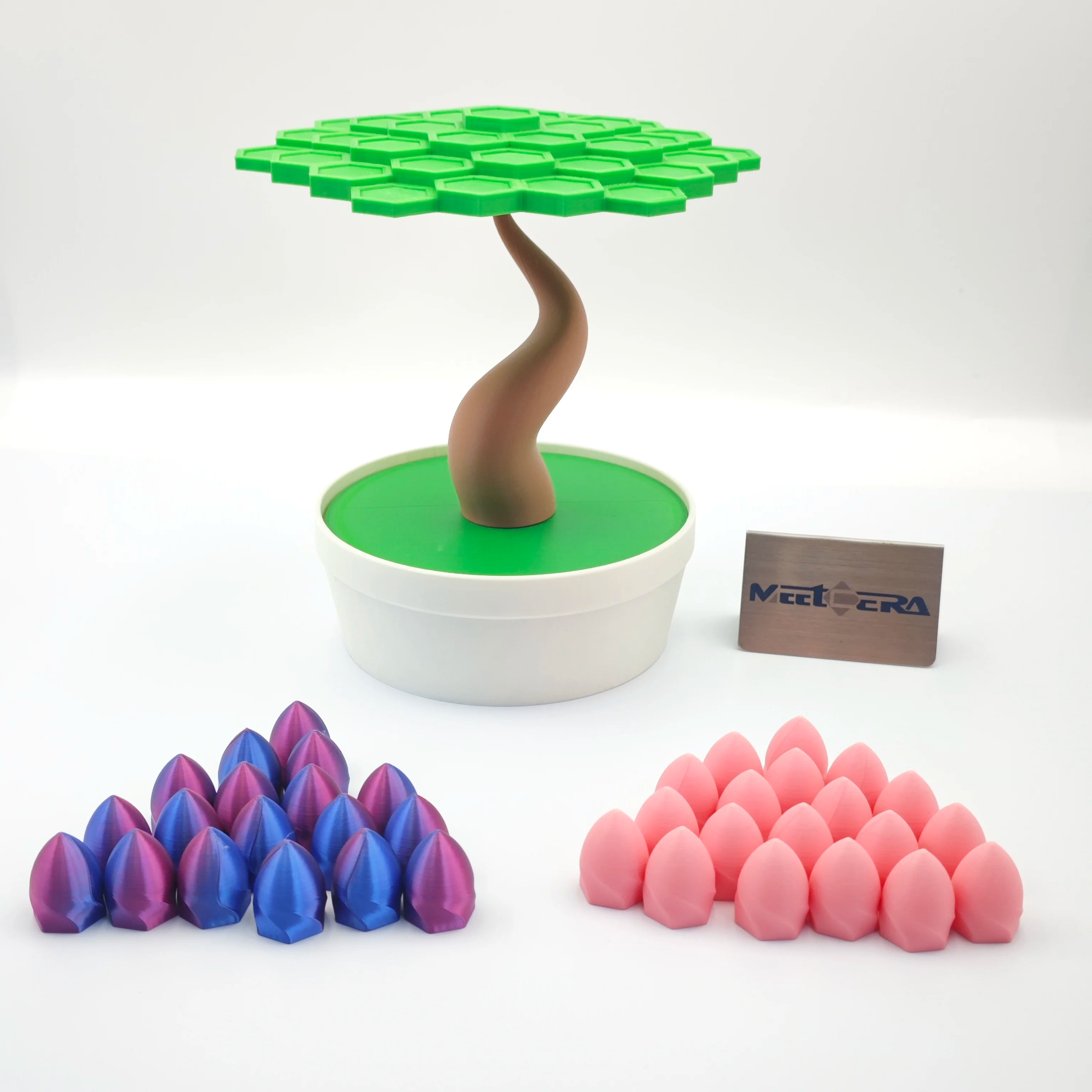 3D Printing Bonsai Tree Balance Game Fun Educational STEM Activity for Kids and Adults CNC Machined Balance Tree