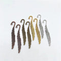 DIY Bead Charm Book Marks Clip Pendant Book Lovers Cool Cute Vintage Marker Metal Feather Bookmarks