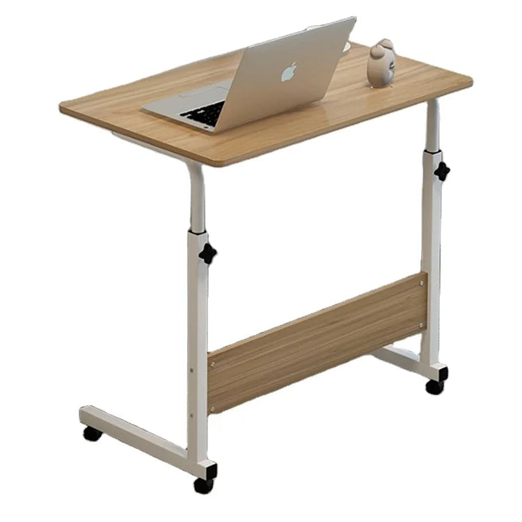 Height Adjustable Extendable Modular Modern Portable Wood MDF Bedroom Writing Desk Laptop Table with Metal Frame for School Kids