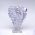 DIY DIY Angel Figurine Miniature Handmade Carved Clear quartz Mini Healing Statue Crystal Home Decoration Accessories Crafts