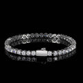 Veromca Jewelry Wholesale Spring Buckle Single Row Tennis Chain Zircon Trendy Brand Hip Hop Men Fashion Bracelets Bangles