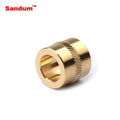 Manufacturer Supplying Press Fit Knurled Bush with Flange CL601 Aluminum Screw Limiter for Plastic