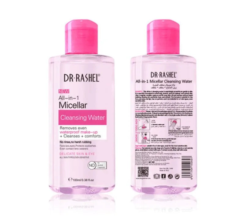 100ML Portable Gentle Cleansing Moisturizing Micellar Water Makeup Remover