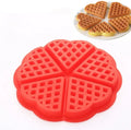 Waffle Molds Maker Pan Microwave Baking Cookie Muffin Silicone Cake Mould