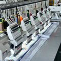 New Trend  6 Head 12/15  Colors Automatic Hat T-Shit Flat  Format Embroidery Machine for Sale