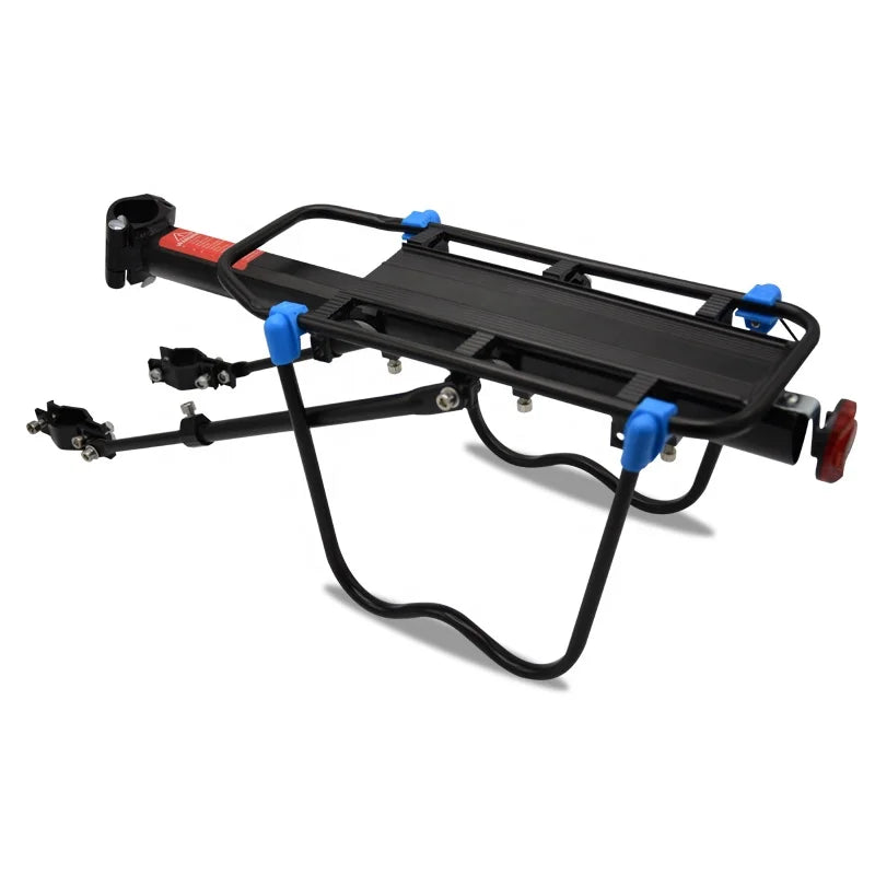 ZOYOSPORTS in Stock Bicycle Rear Luggage Cargo Carrier With Reflector Adjustable Aluminum Bike Rear Seat Rack