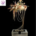 Wedding Props Plating Golden Arch Wedding Hotel Birthday Party Centerpiece Table Decoration Flower Stand Ornaments