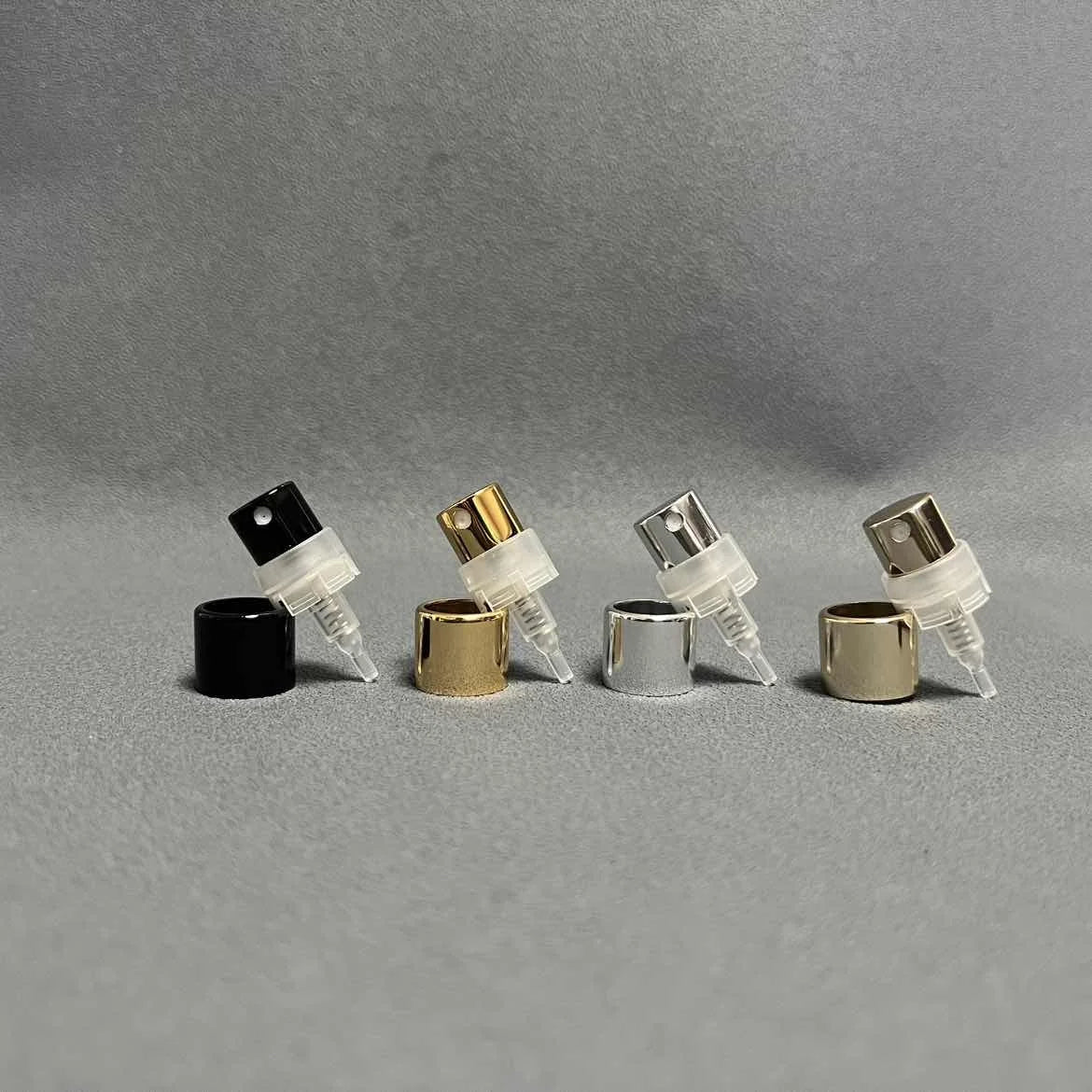 15mm Wholesale Custom  Aluminum Fine Mist Sprayer Perfume Atomizer Crimp Pump Spray Perfume Atomizer