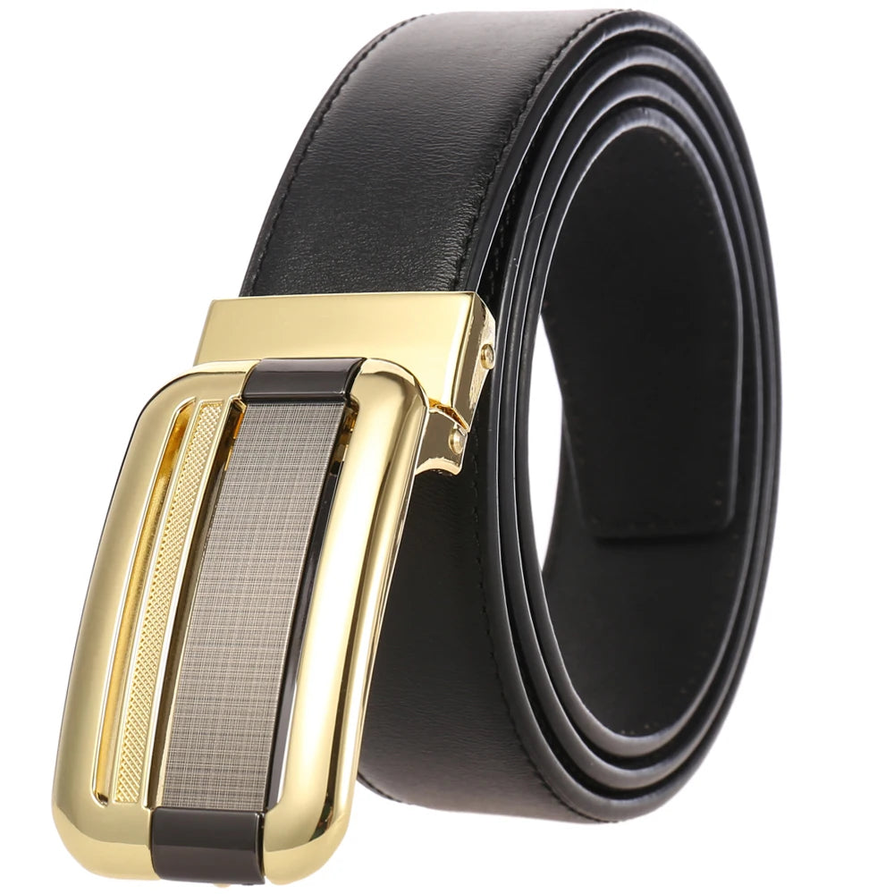 JC35-648-3 Mens Automatic Belt Top Quality Comfortable Custom Automatic Belt Buckle Manufacture