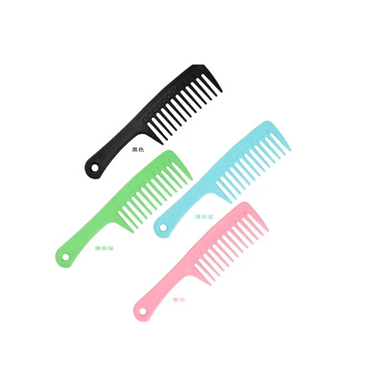Styling Hair Combs Professional  Carbon Fiber Anti Static Chemical and Heat Resistant Wide Tooth Comb