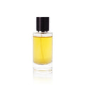 Custom Logo 50ml Empty Glass Perfume Bottle Screw Cap Screen Printing Shandong Origin Yongxin Brand Model YXHYD2427 No Box/Lid