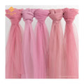 Polyester Illusion Tulle Mesh Net Soft Tulle Fabric for Dresses Light Coral Color Tulle Mesh Net Fabric