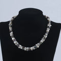 Fashion 7-8mm Baroque Real Freshwater Pearl Chocker Necklace for Women
