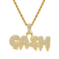 CN189  Men CZ  Pendant Iced Out Cubic Zircon Necklace Hip Hop Gift Jewelry Bling Bling