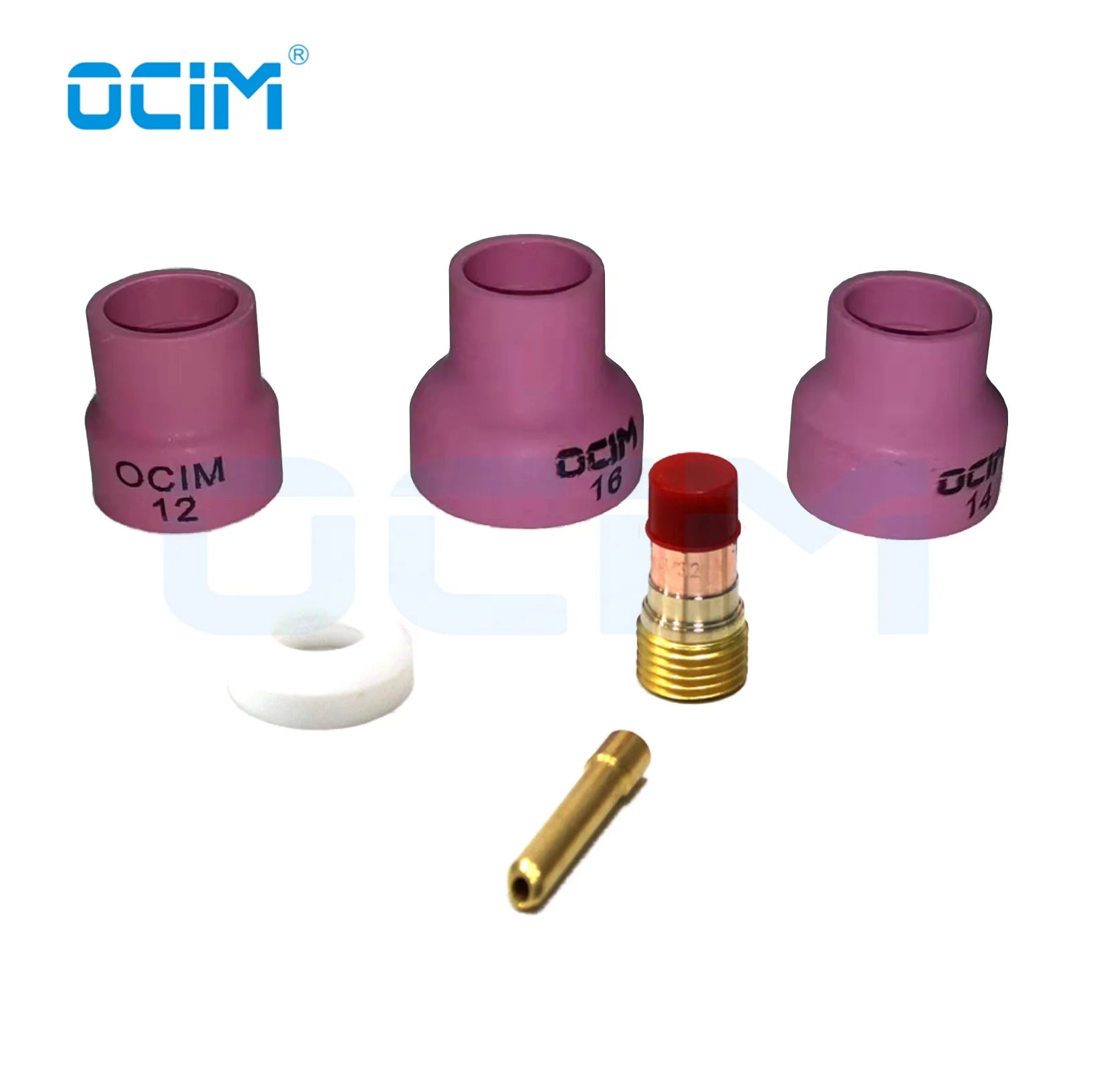 OCIM 12# 14# 16# Big Tig Welding Al2O3 Ceramic Cup