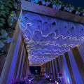 Hot Sale Ceiling Drapes Ceiling Curtains Hanging Drapes for Home Hotel Party Wedding Celebration Events Stage Decoration