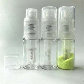 Cosmetic 14ml Shining Barber Powder Spray Bottle Pump Sprayer for Loose Hair Powder Packaging Screen Printing Surface Handling