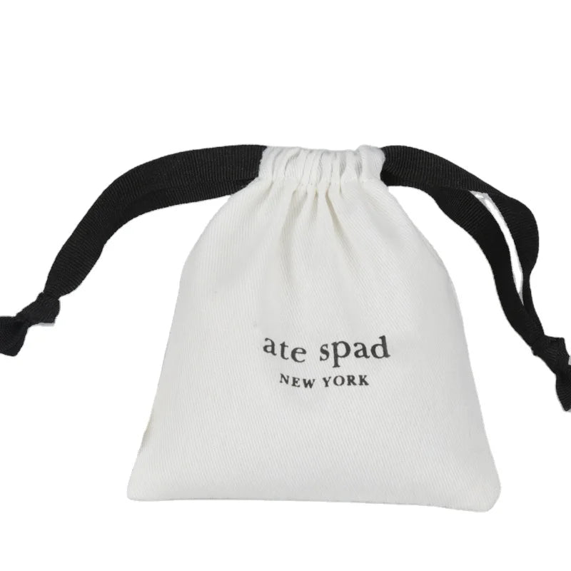 Custom Fashion Cotton Jewelry Pouch Bag