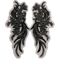 Many Color Rhinestone Applique Sew on Bodice Rhinestone Applique Crystal for Bridal Woman Clothing