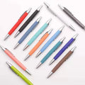 Wholesale Rubber-Coated Click Pens | Custom Logo Plastic Pens 1.0mm Writing Width Erasable Novelty for Office & School Use