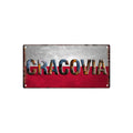 Wholesale Embossed Decorative License Plate Hot Car License Plate Metal Tin Sign Retro License Number Tin Sign Metal Posters