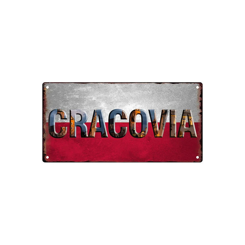 Wholesale Embossed Decorative License Plate Hot Car License Plate Metal Tin Sign Retro License Number Tin Sign Metal Posters