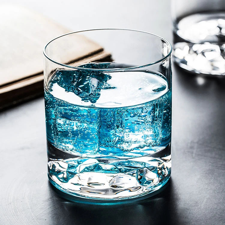 Wholesale 100% Lead Free Crystal Creative Sublimation Mountain Whiskey Glass