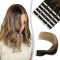 Hot Selling No Chemical Processing 10A Grade Full Cuticle Virgin Remy Double Drawn Tape in Human Hair Extensions