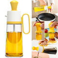 Glass Olive Oil Dispenser Bottle With Silicone Brush 2 in 1 Silicone Dropper Measuring Oil Dispenser Bottle for Kitchen Cooking