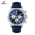 Automatic Pilot Wrist Watch Date Men Chronograph Watch VK63 Movement Sapphire Glass Genuine Leather Stainless Steel Pilot Watch